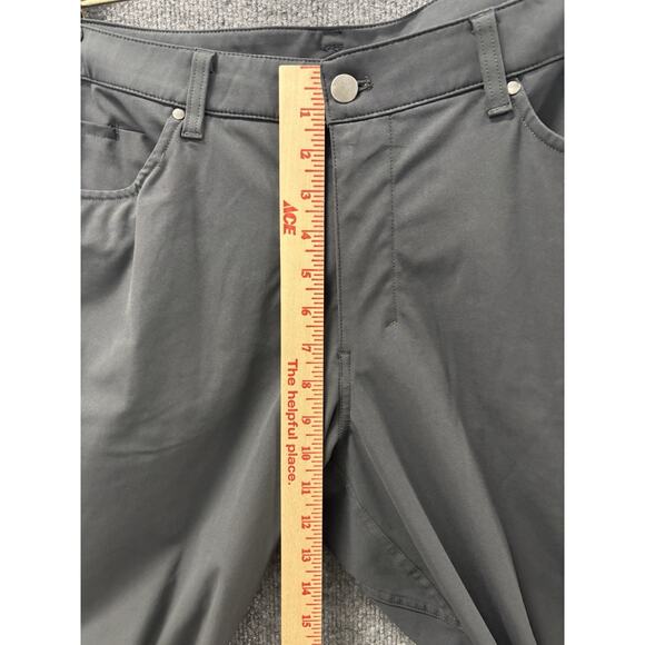 Lululemon Pants Men 38 Performance Commute ABC Warpstreme Slim Five Pocket Black - Picture 9 of 12